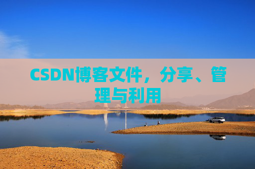 CSDN博客文件，分享、管理与利用